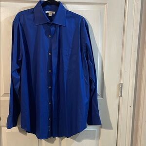 Banana Republic Men's Royal Blue Dress Shirt